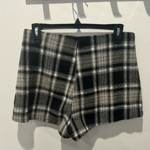 Forever 21 Black and Gray Plaid skort Y2K - Picture 4 of 8